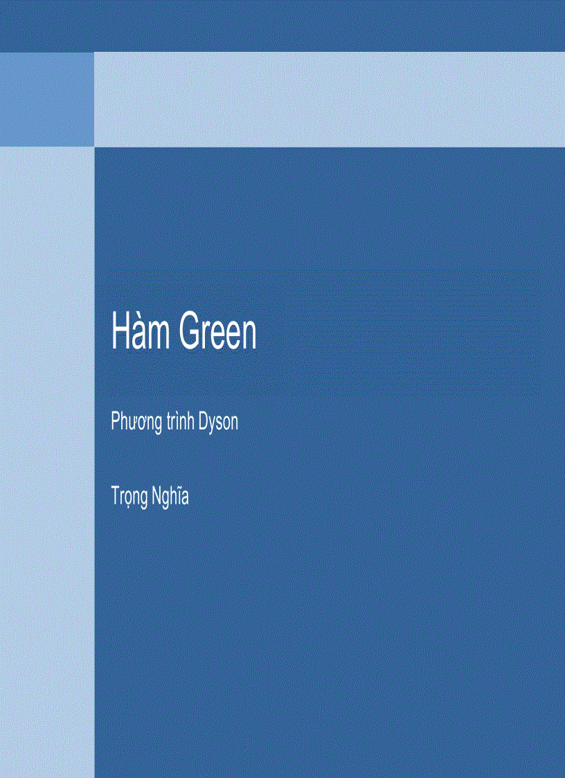 Hàm Green