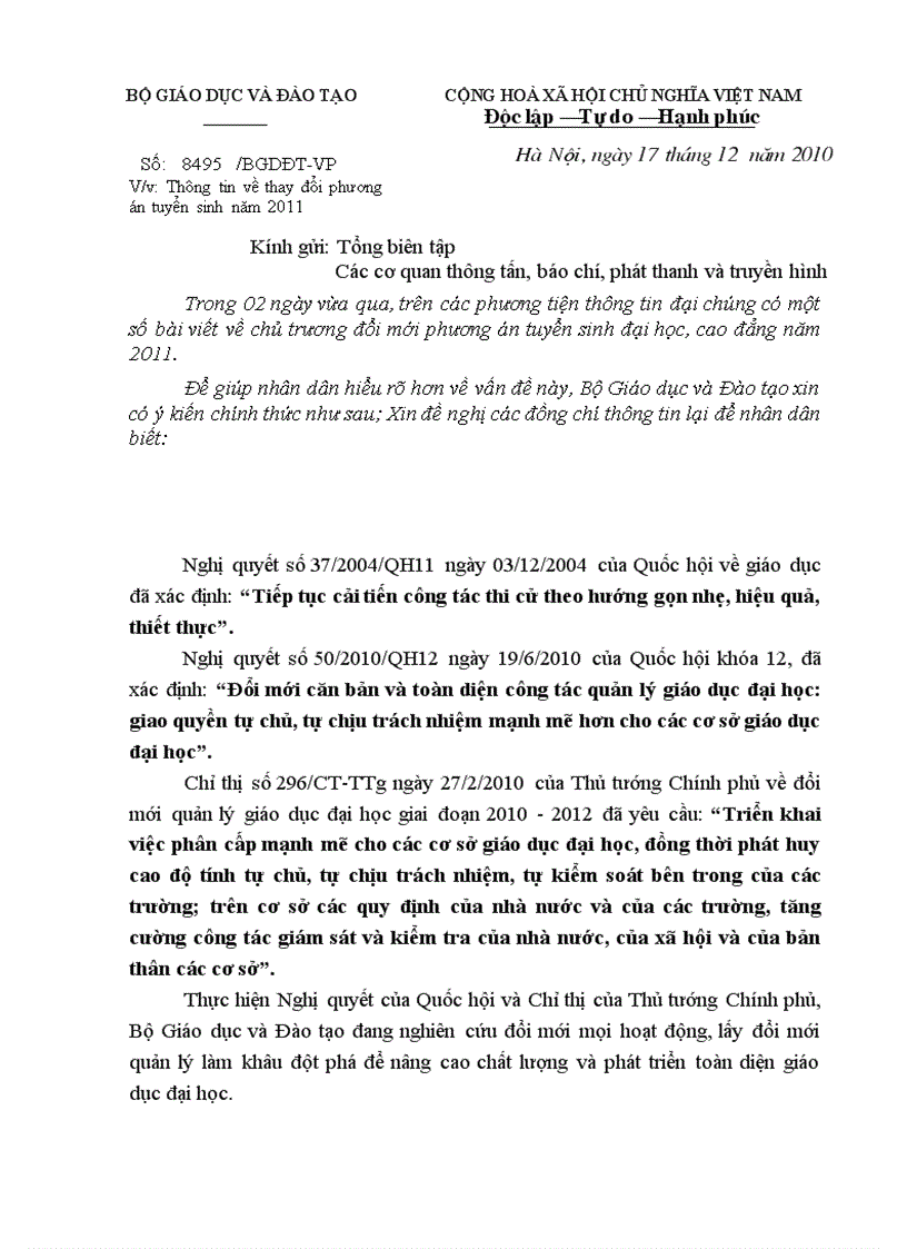 Mẫu Trình bày văn bản