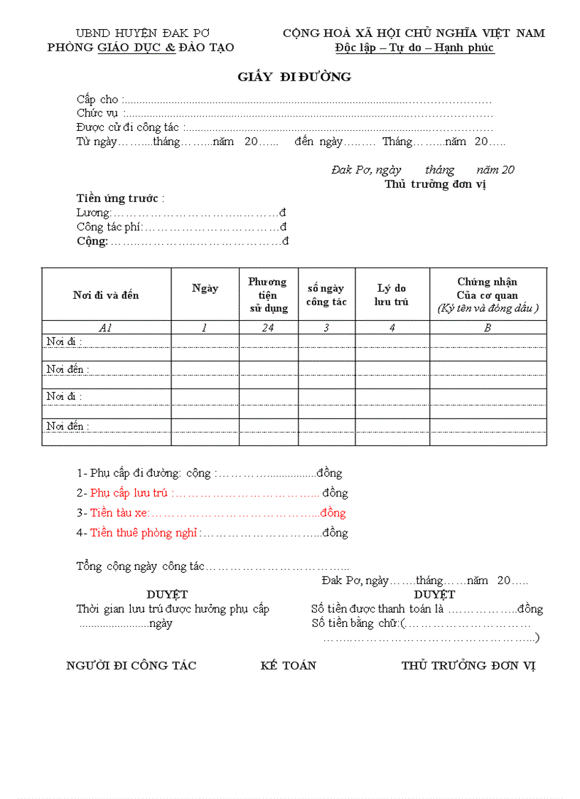 Giấy đi đường