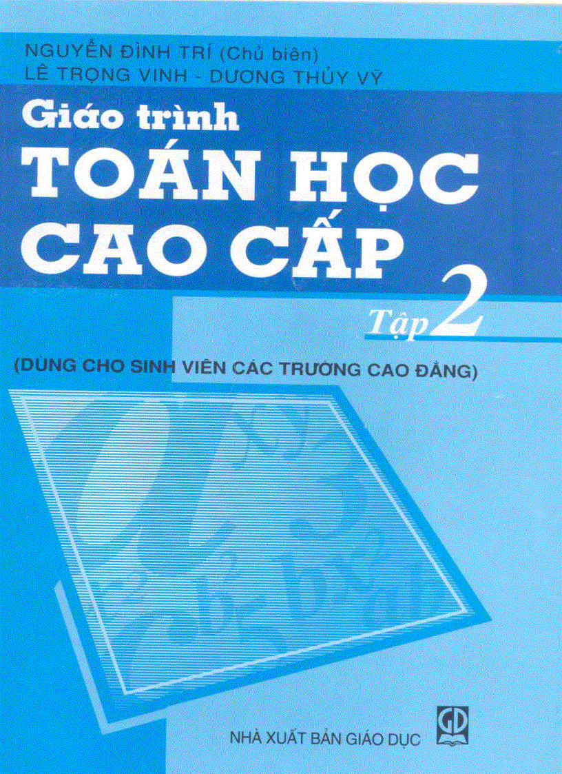 Toán cao cấp 2