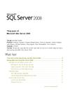 Tổng quan về Microsoft SQL Server 2008