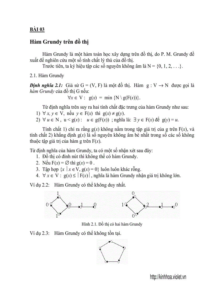 Lý thuyết đồ thị bài 3