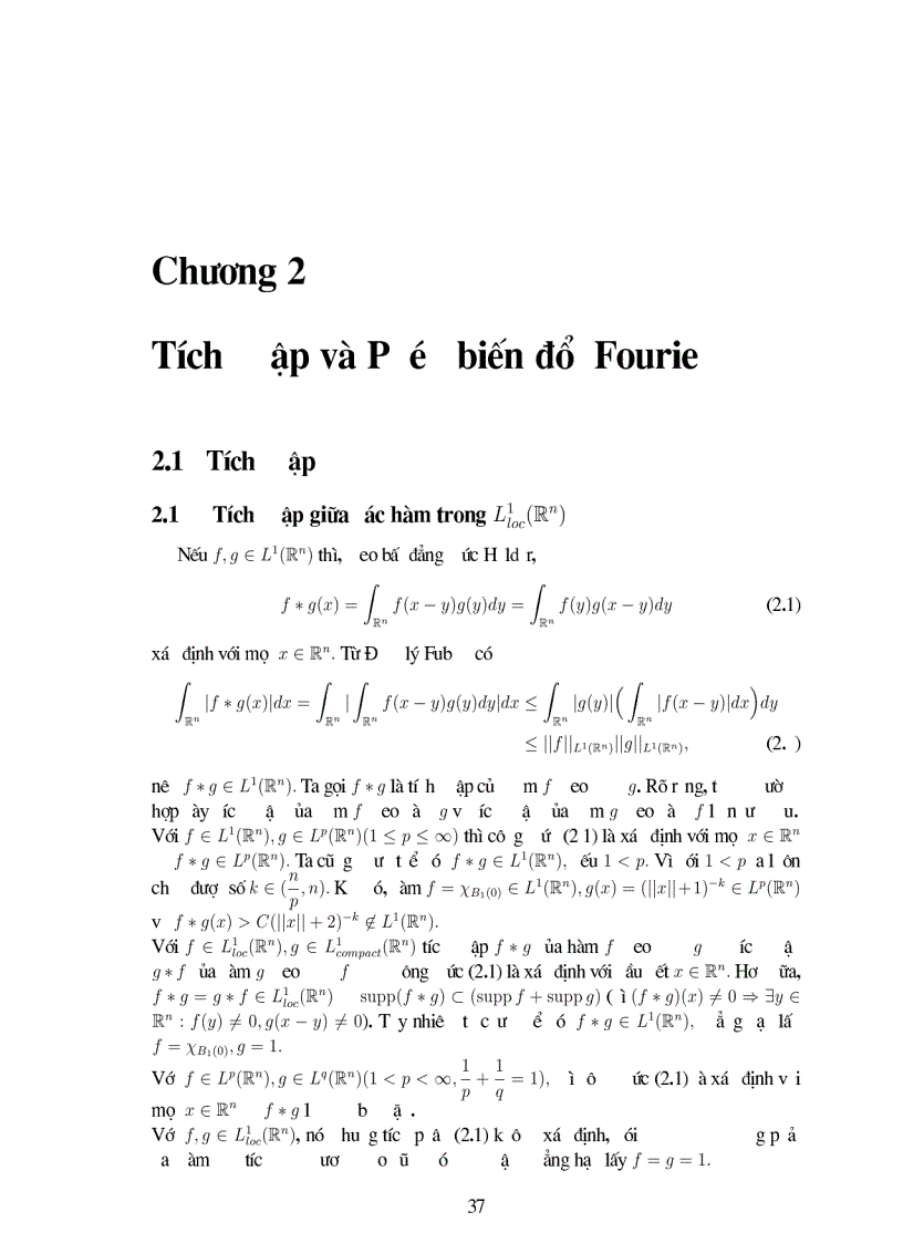 Hàm Suy Rộng P2 Biến đổi Fourier 1