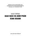 Giáo trình giao dịch và đàm phán kinh doanh 1