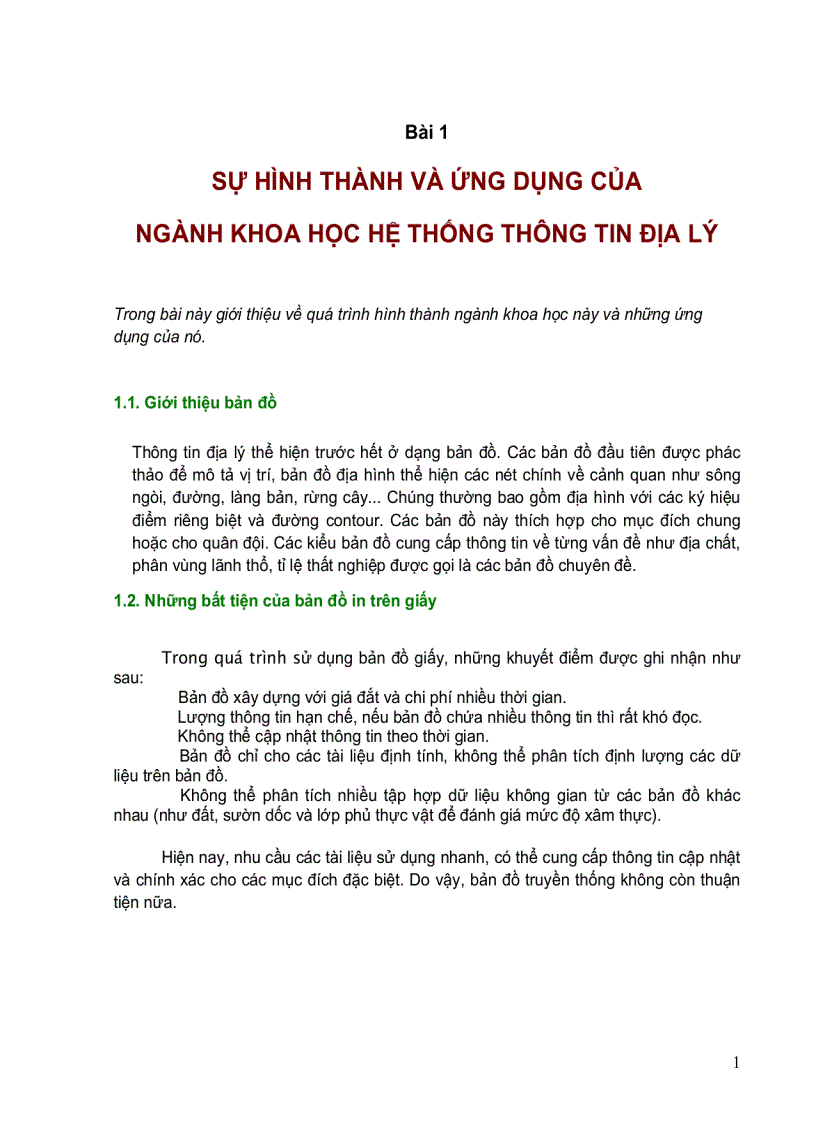 Môn gistrong lam nghiep