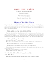 Ôn Thi CAO HỌC ĐSTT hay 2009