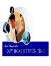 Bài giảng Quy hoạch tuyến tính