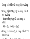 Lí thuyết cung cầu