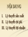 Lí thuyết hành vi doanh nghiệp