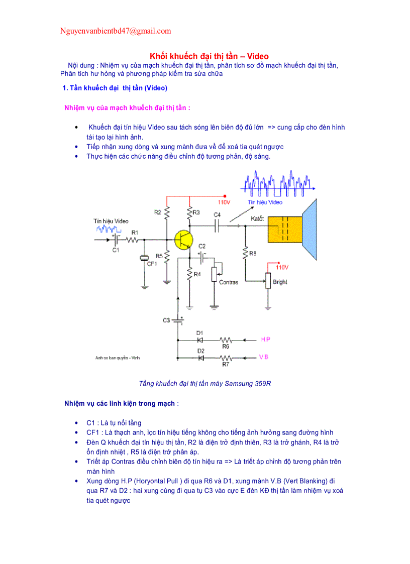 Sửa chữa Tivi P5