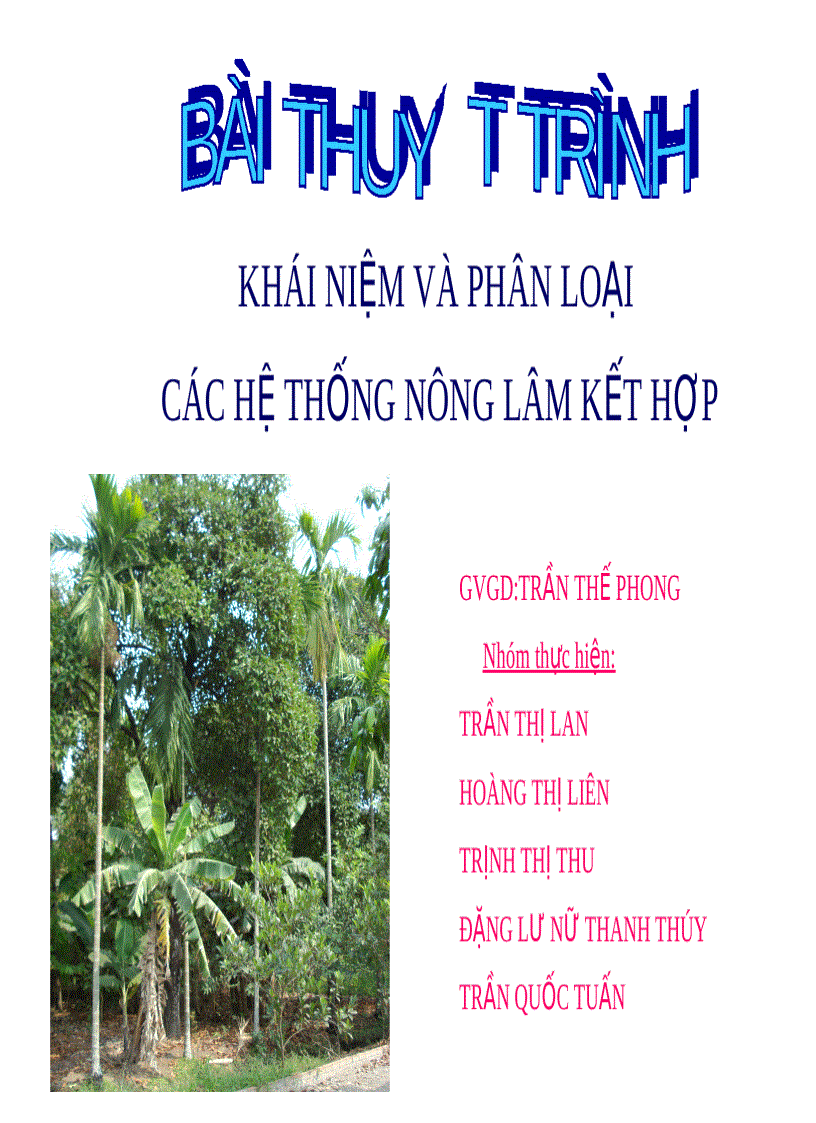 Nông lâm kết hợp