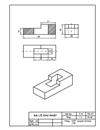 Đề 3 bài 6 Gá lỗ chữ nhật Vẽ bổ xung