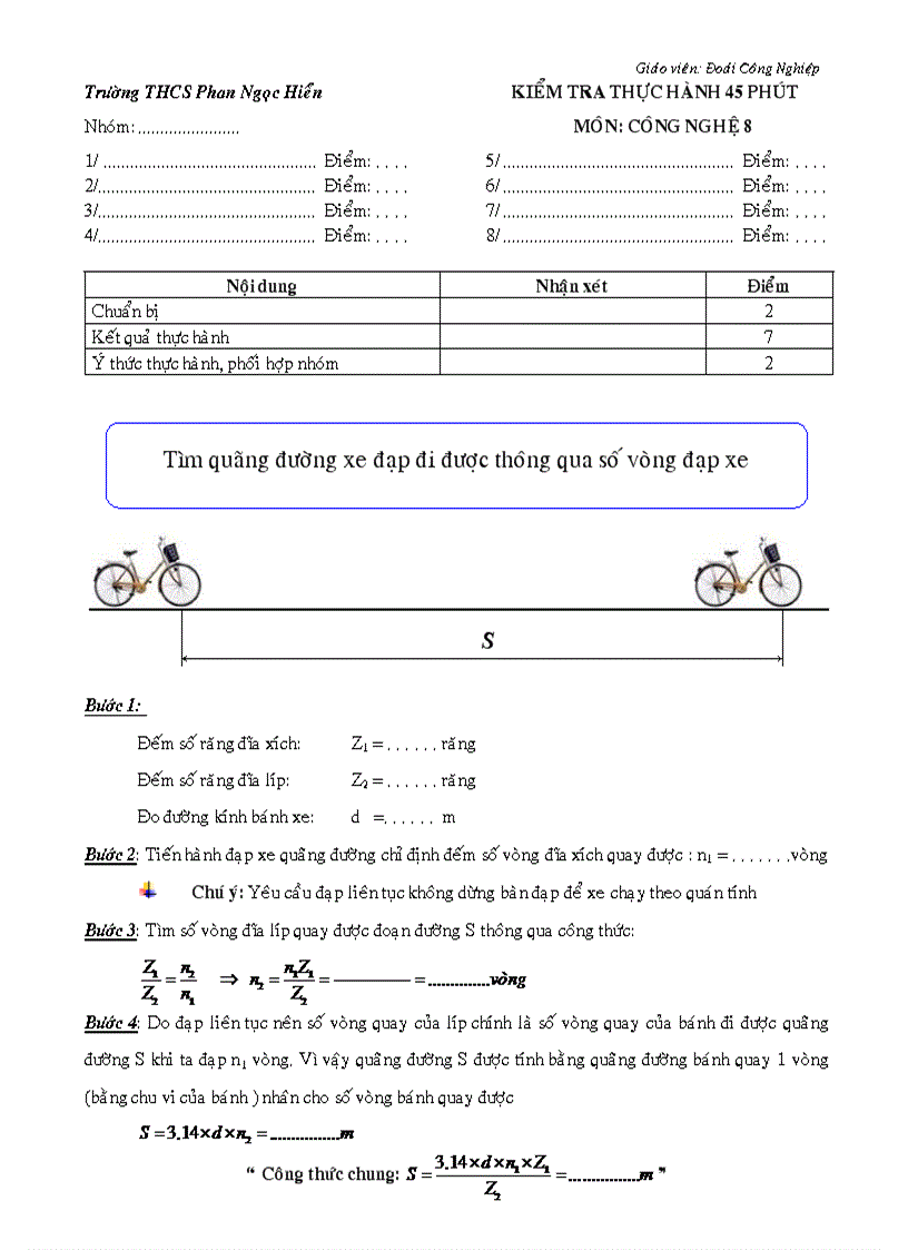 Kiểm tra thực hành tuần 16