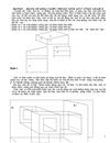 Phương pháp vẽ hình chiếu trong công nghệ 8