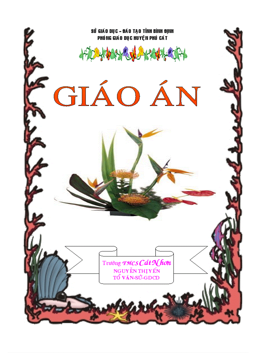 12 mẫu bìa giáo án đẹp