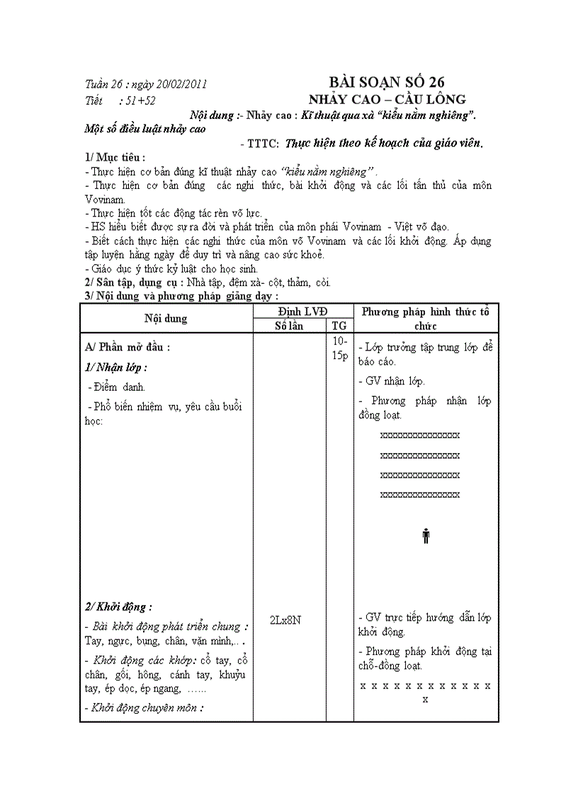 Bài soan 26 vovinam