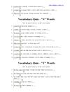 250 Vocabulary Word Quiz A Z