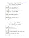 250 Vocabulary Word Quiz A Z