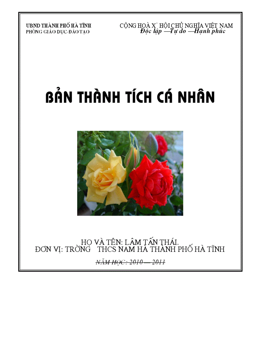 Bia thanh tich