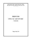 Báo cáo tổng kết công tác khuyến học năm 2009 2010