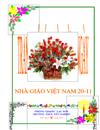 Bìa Giáo án mừng ngày 20 11