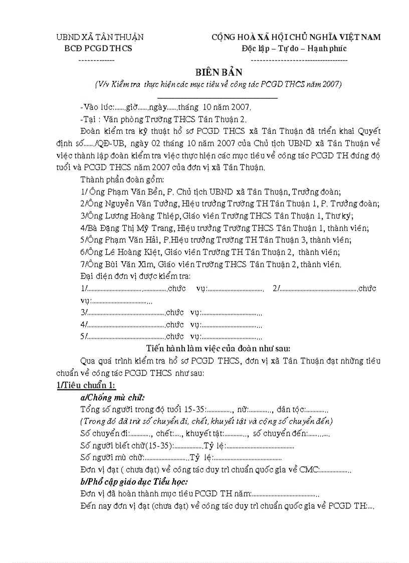Bien ban kiem tra PCGD THCS