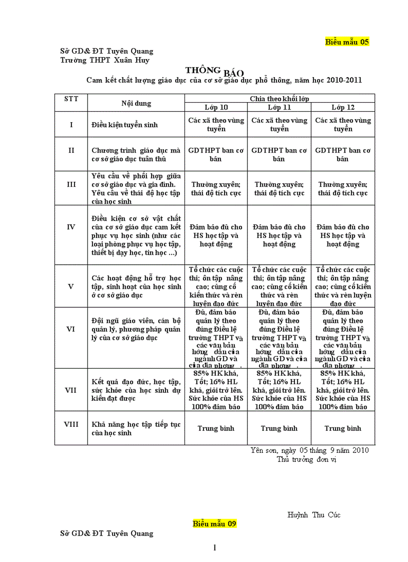 Công khai 09