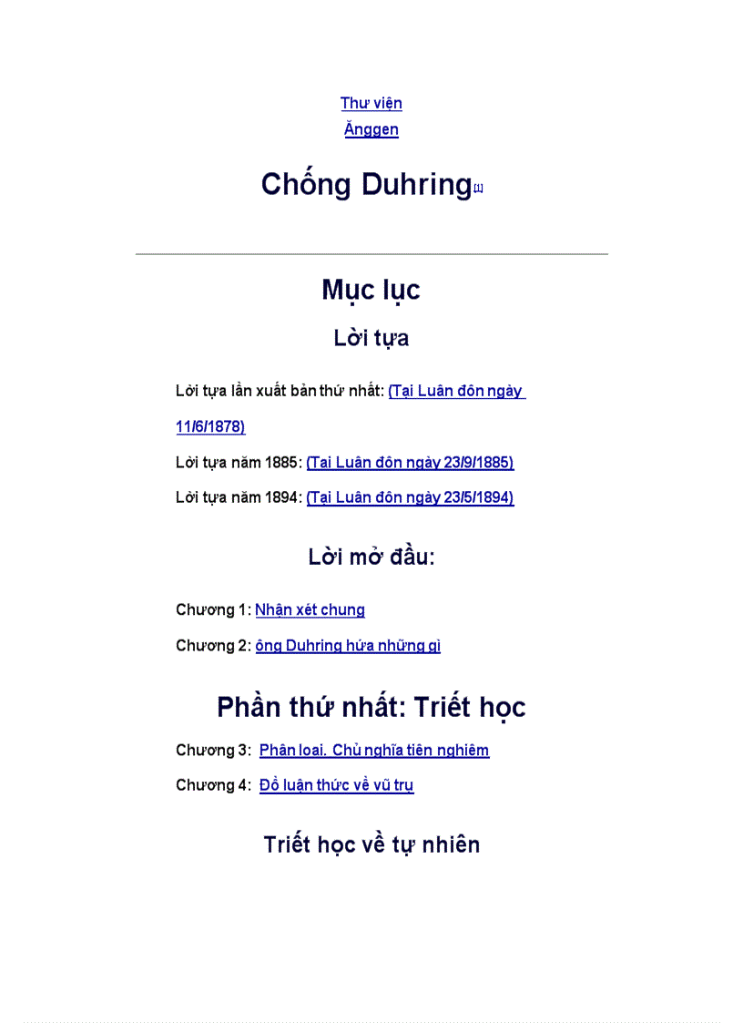 Chống Đuyrinh