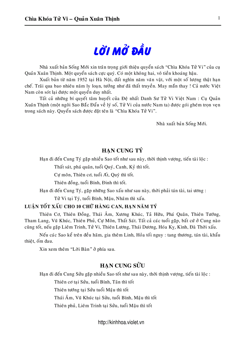 Chìa khóa tử vi