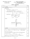 Đáp án Toán khối D