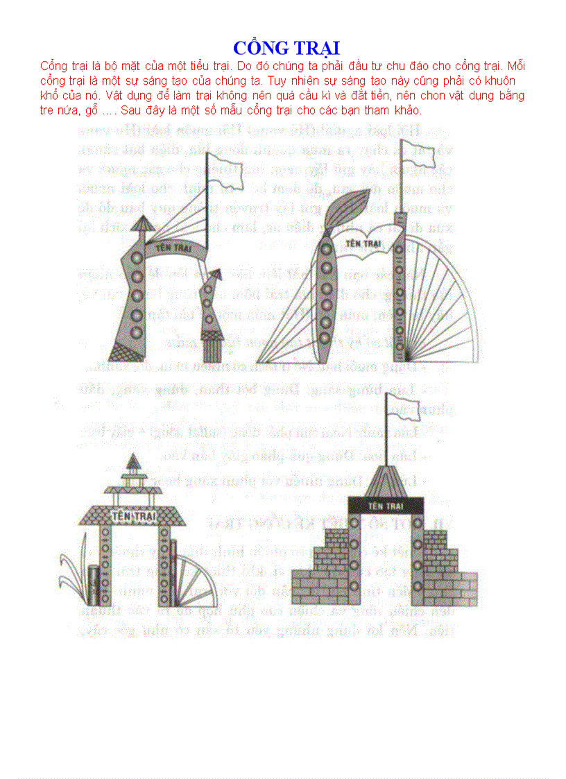 Cổng trai dep