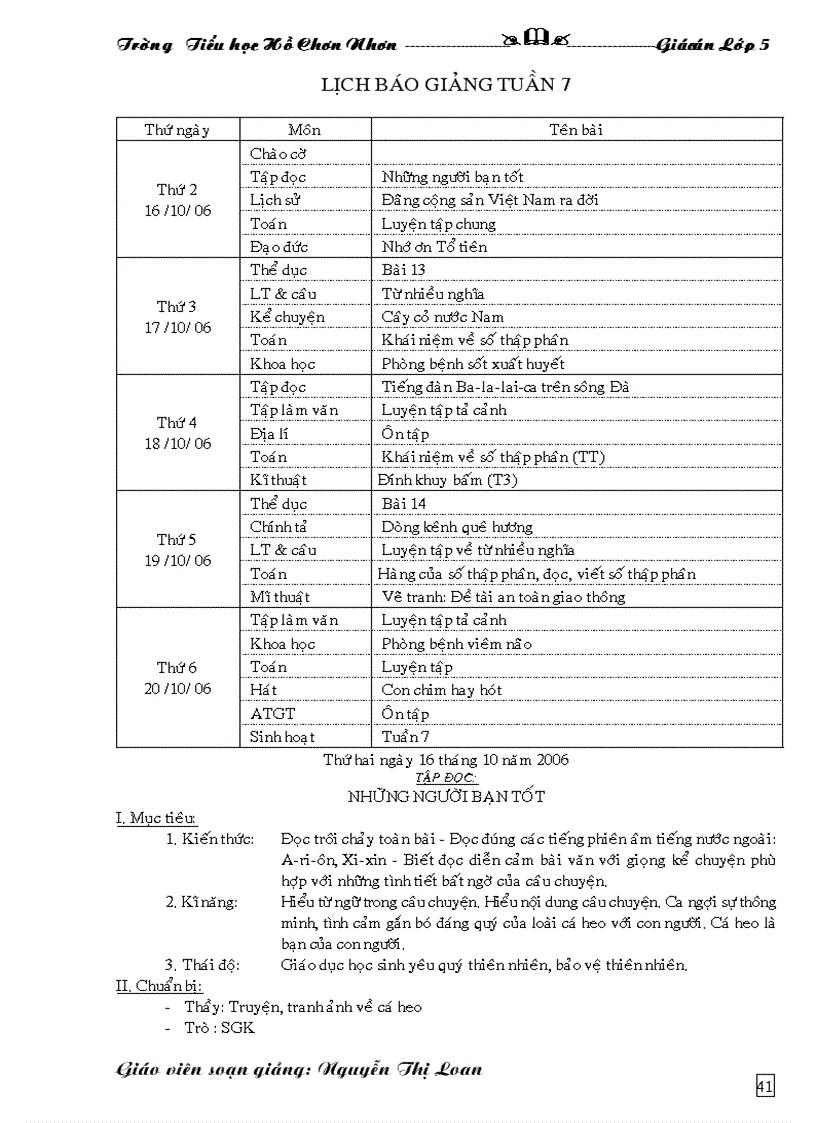 GA lop 5 tuạn 7