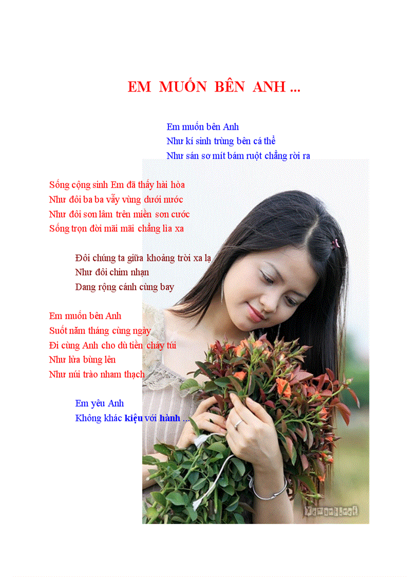 Em muốn bên anh