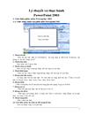 Hướng dẫn soạn Power point 2003