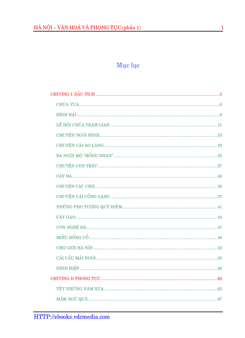 Hà nội văn hóa và phong tục p1