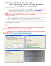 Hướng dẫn tạo BootUSB tích hơp BootCD