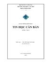 Giáo trình tin học căn bản