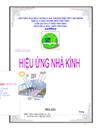 Hiệu ứng nhà kính nguyễn thanh thái