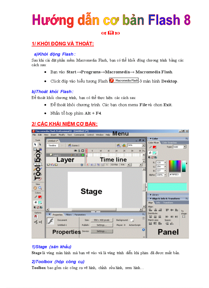 Học Flash cơ bản