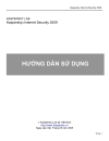 Hướng Dãn Sử Dụng và Cai Dặt Kis 2009