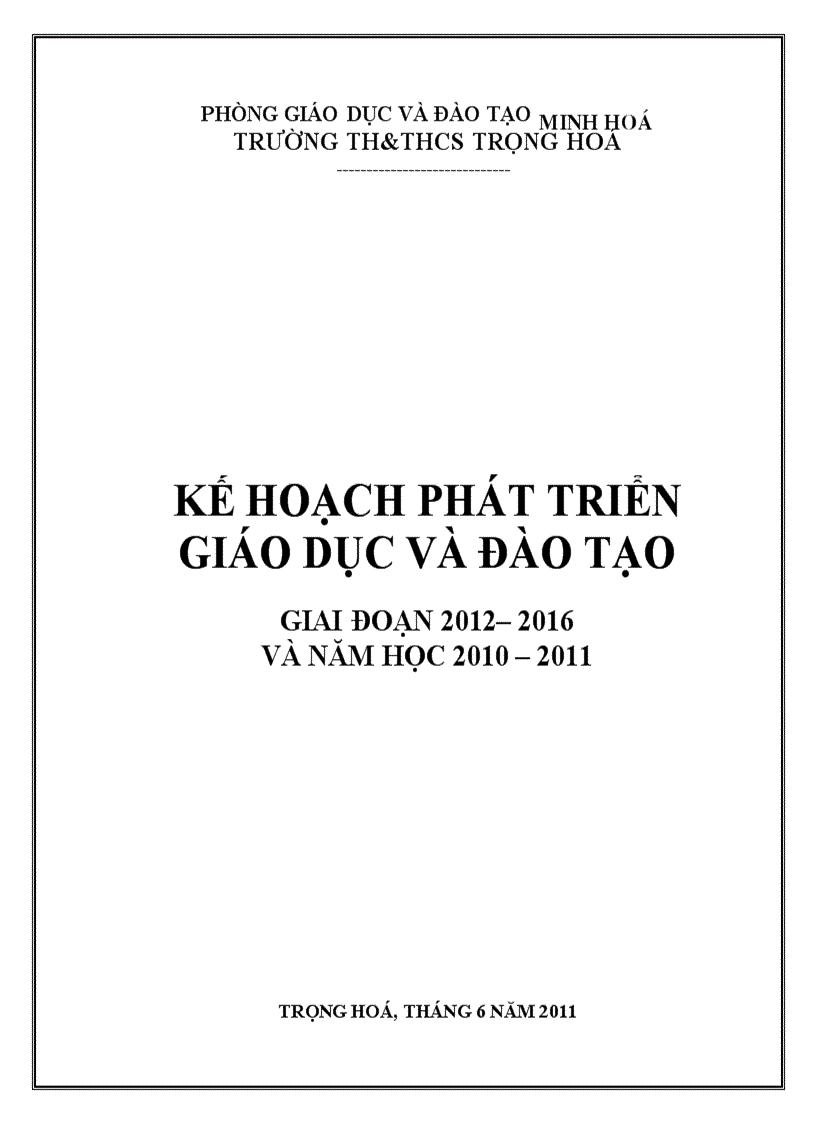 Kế hoạch vanpro 2011 Word