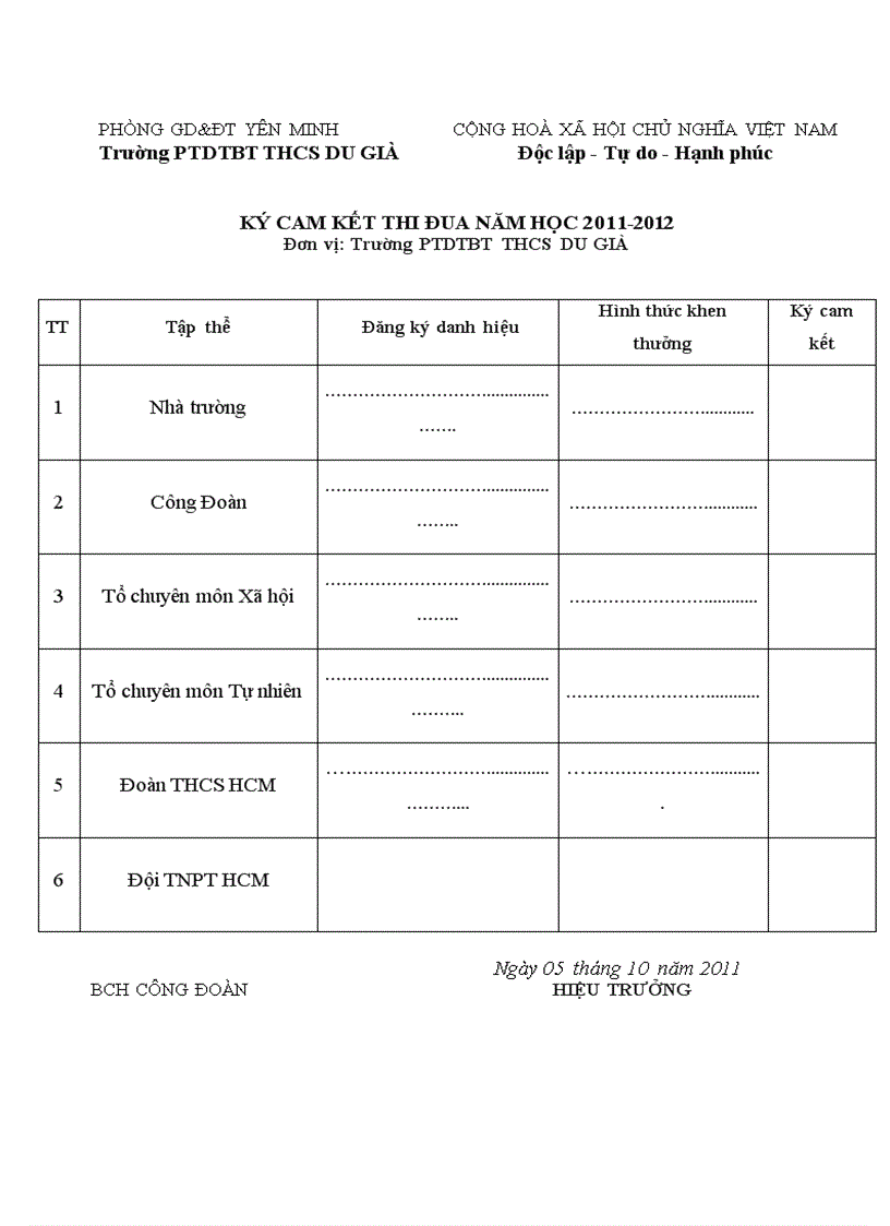 Ky cam ket thi dua nam hoc 20112012