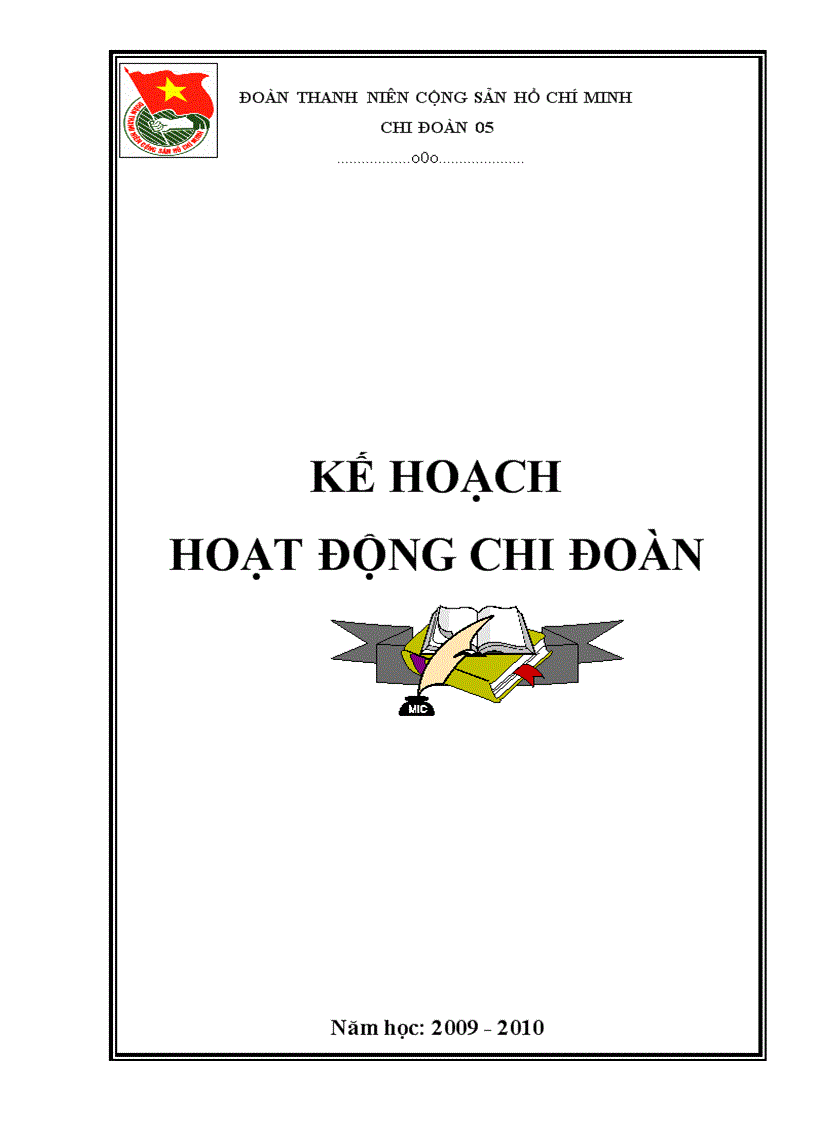 KH chi Đoàn trong trường THCS 09 10