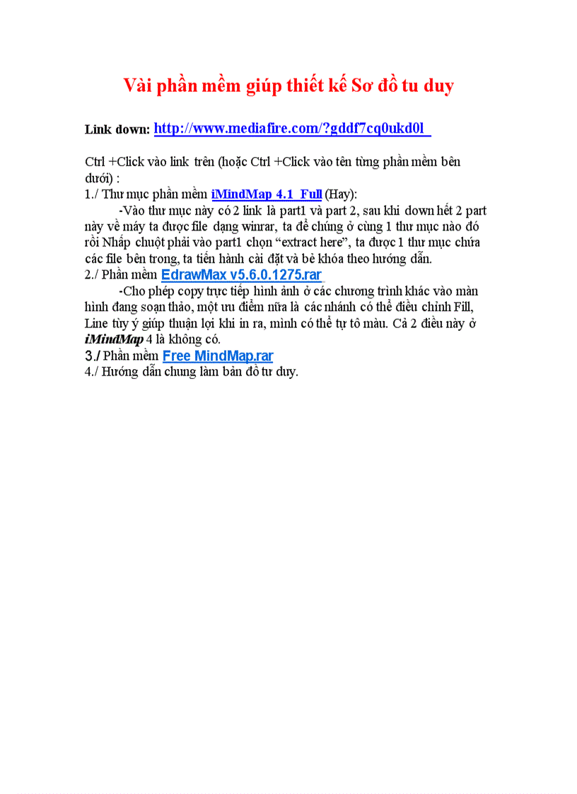 Link down Vài phần mềm giúp thiết kế Sơ đồ