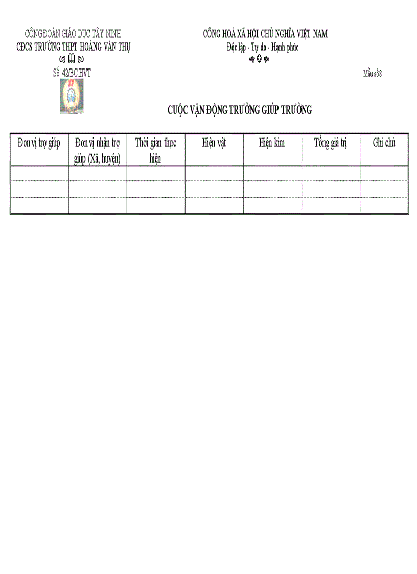 Mẫu hồ sơ sổ sách CĐCS