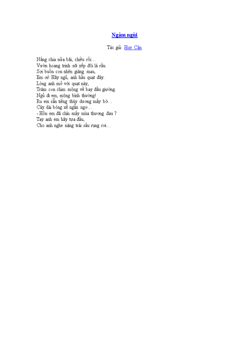 Ngậm Ngùi