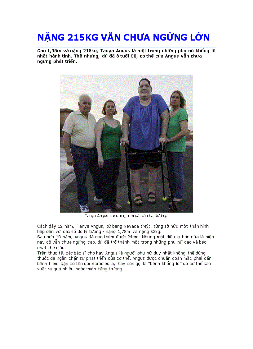 Nặng 215 kg vẫn chưa ngừng lớn