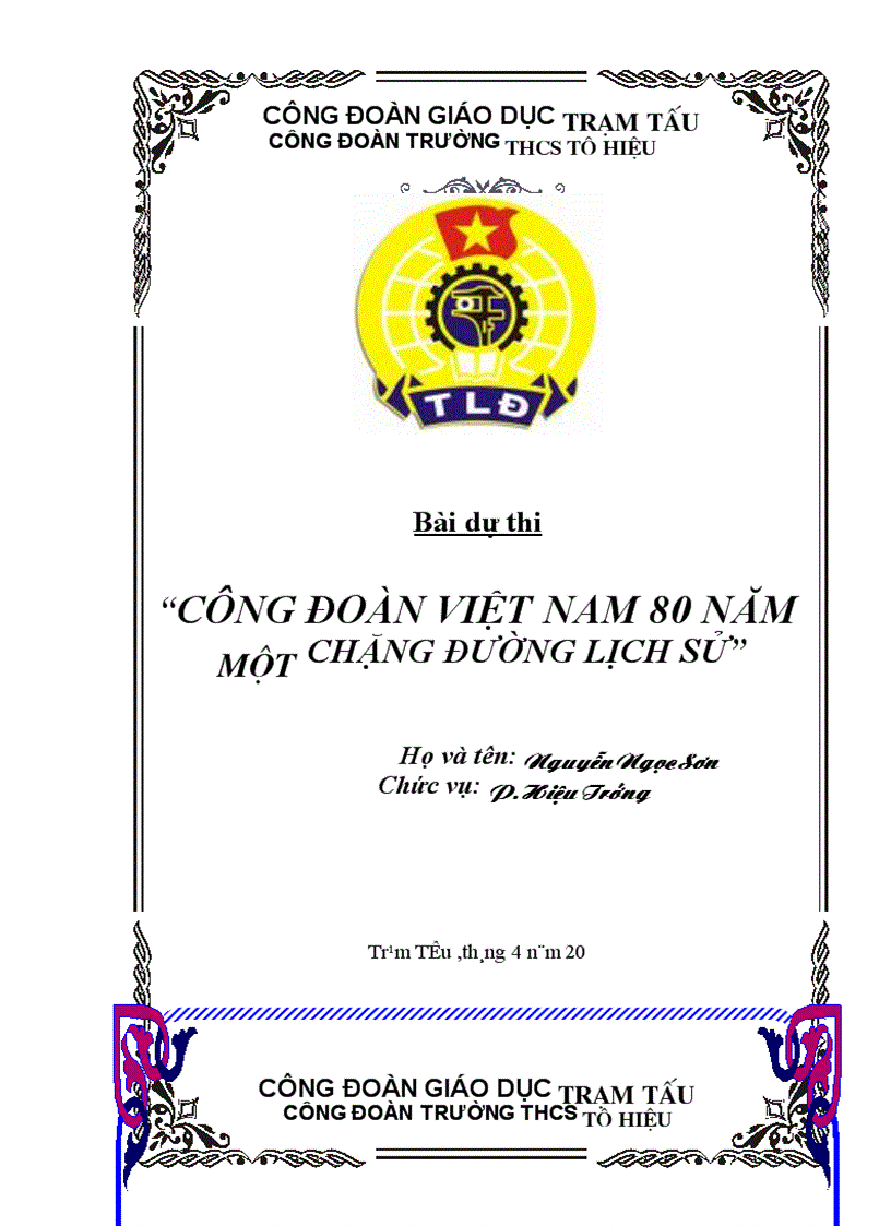 Mẫu bìa cực đẹp