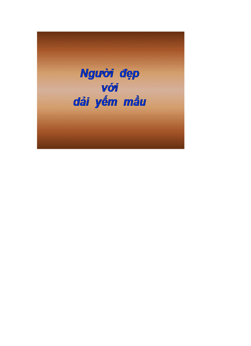 Nguoi dep voi giai yem mau