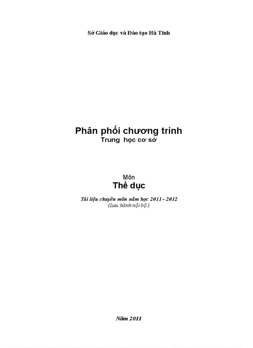 PPCT môn Thể theo hướng giảm tải